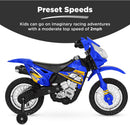 Kids 6V Ride-On Motorcycle with Treaded Tires, Working Headlights, and 2 MPH Speed Magic Cars 2