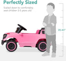 6V Pink Kids Ride-On Truck with Parent Remote Control, 3 Speeds, and LED Lights Magic Cars 3