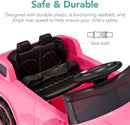 6V Pink Kids Ride-On Truck with Parent Remote Control, 3 Speeds, and LED Lights Magic Cars 4