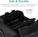 Kids 6V Ride-On Truck with Parent Remote Control, 3 Speeds, LED Lights, Black Magic Cars 4