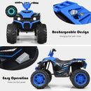 12V Kids Electric ATV with LED Lights, Adjustable Speed, and Horn Magic Cars 1