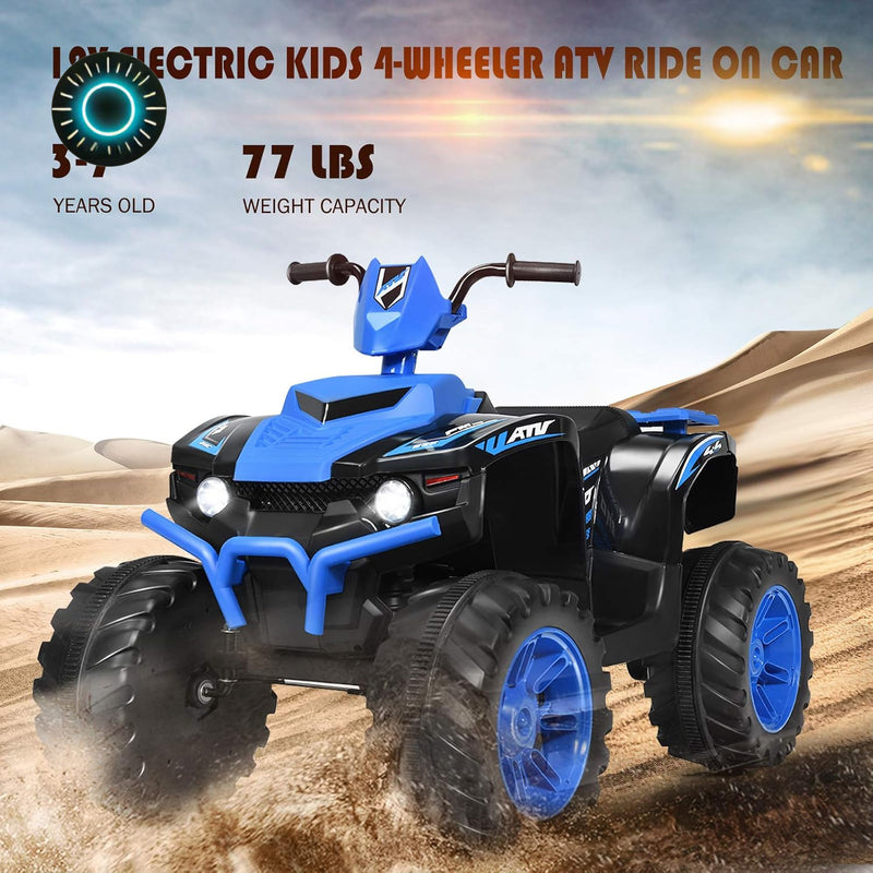 12V Kids Electric ATV with LED Lights, Adjustable Speed, and Horn Magic Cars 6