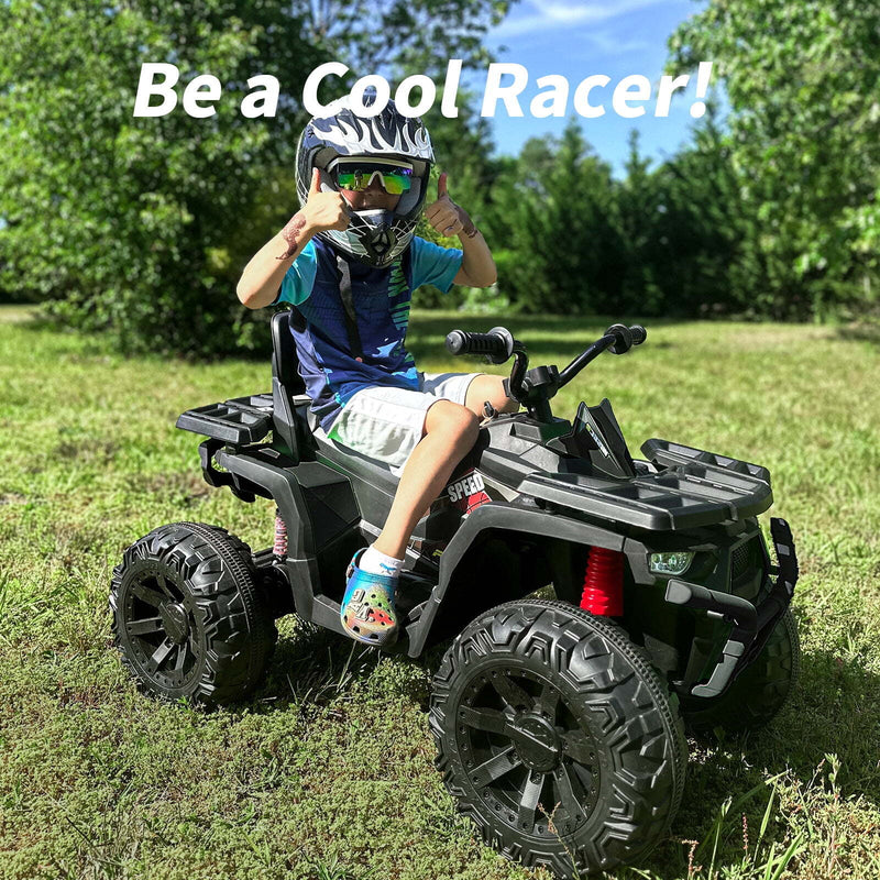 Kids 24V Electric 4-Wheeler ATV Ride-On Toy with 400W Motor and 2-Seater Design Magic Cars 1
