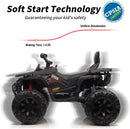 Kids Electric 24V 4-Wheeler ATV Ride-On Quad with 400W Motor and 2-Seater Design Magic Cars 1