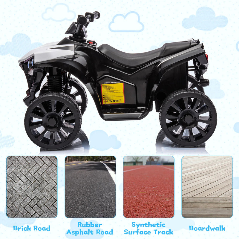 Kids 6V Battery-Powered Electric ATV 4-Wheeler Quad with 1.8 MPH Speed Magic Cars 5