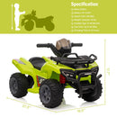 Kids 6V Ride-On 4-Wheeler ATV Toy Car for Boys and Girls with 1.8 MPH Max Speed Magic Cars 14