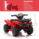 Kids 6V Ride-On 4-Wheeler ATV Toy Car for Boys and Girls with 1.8 MPH Max Speed Magic Cars 2