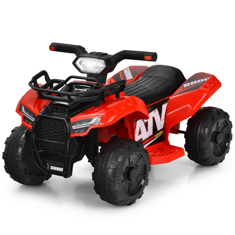 Battery-Powered Kids 4-Wheeler ATV with Front Storage Basket and Toddler Quad Design Magic Cars 0