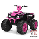 Pink 12V Battery-Powered Kids ATV with LED Lights and Adjustable Speed Magic Cars Variant 0