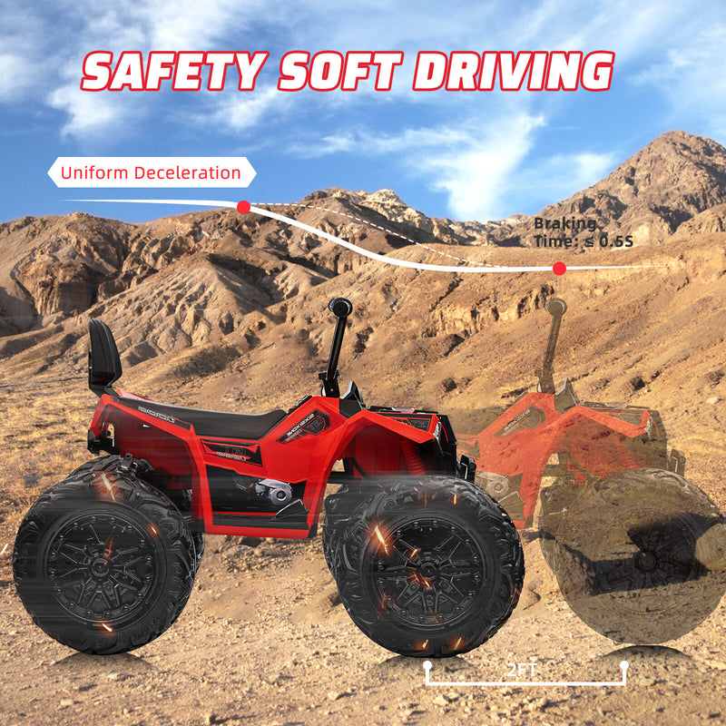 Kids 24V 4WD Electric Ride-On ATV Car with 4x80W Powerful Motors Magic Cars 14