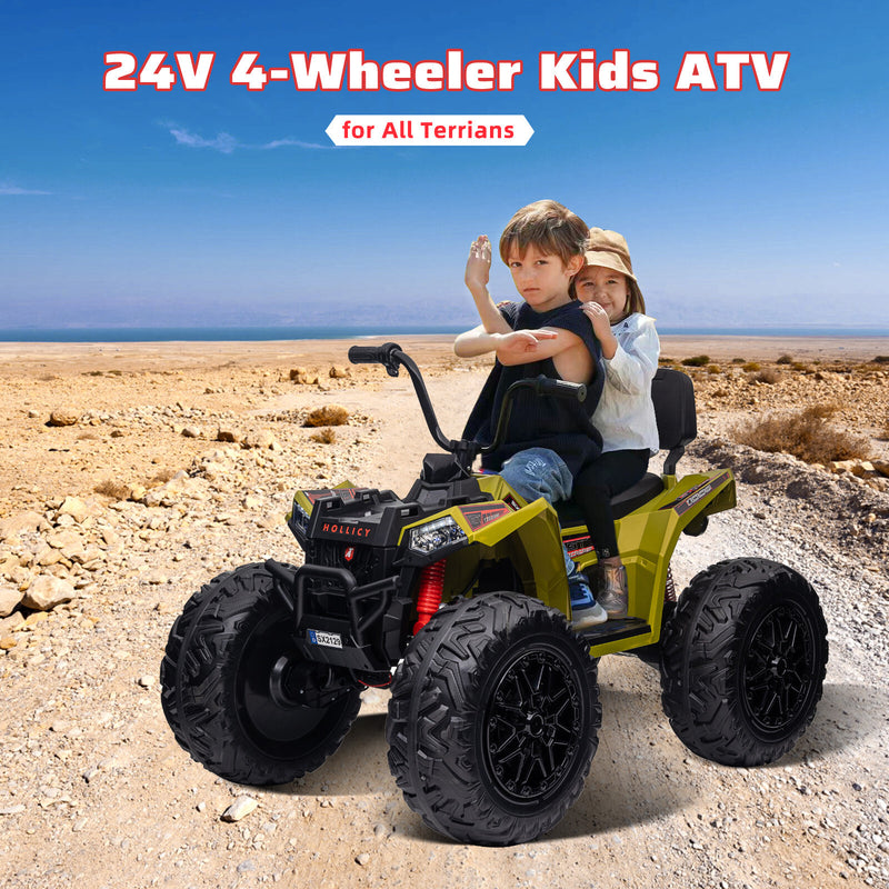 Kids 24V 4WD Electric Ride-On ATV Car with 4x80W Powerful Motors Magic Cars 24