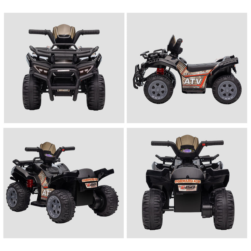 Motorized Kids 6V Battery-Powered Electric Four Wheeler Ride-On ATV Quad Car Magic Cars 6