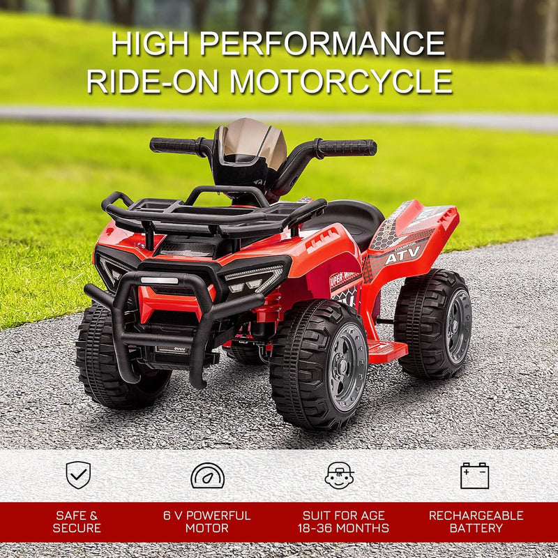 Kids Motorized 6V Electric Ride-On ATV Four Wheeler Quad Bike Magic Cars 2