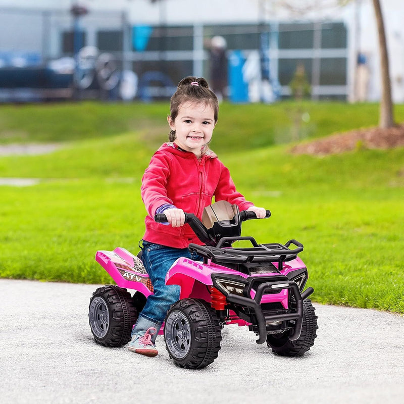 Motorized Kids 6V Battery-Powered Four Wheeler Ride-On ATV Quad Magic Cars 1