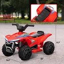 6V Kids Ride-On ATV Quad with Rechargeable Battery, Lights, and Music for Toddlers Magic Cars 2