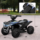 Rechargeable 6V Kids ATV Ride-On Toy with Forward and Reverse for Toddlers 1-3 Years Magic Cars 2