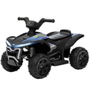 Kids 6V Rechargeable Battery Ride-On ATV Quad Toy in Black Magic Cars 3