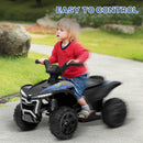 Kids 6V Rechargeable Battery Ride-On ATV Quad Toy in Black Magic Cars 4