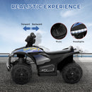 Kids 6V Rechargeable Battery Ride-On ATV Quad Toy in Black Magic Cars 5