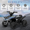 Kids 6V Rechargeable Battery Ride-On ATV Quad Toy in Black Magic Cars 7