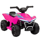 Kids 6V Pink Ride-On ATV Quad Toy with Rechargeable Battery Magic Cars 2