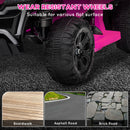 Kids 6V Pink Ride-On ATV Quad Toy with Rechargeable Battery Magic Cars 6
