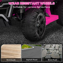 Kids 6V Pink Ride-On ATV Quad with Rechargeable Battery Magic Cars 6
