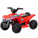 Kids 6V Ride-On ATV Quad with Rechargeable Battery Red Magic Cars 3