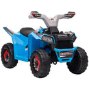 Kids 6V Blue ATV Quad Four-Wheeler with Forward and Reverse Controls Magic Cars 2