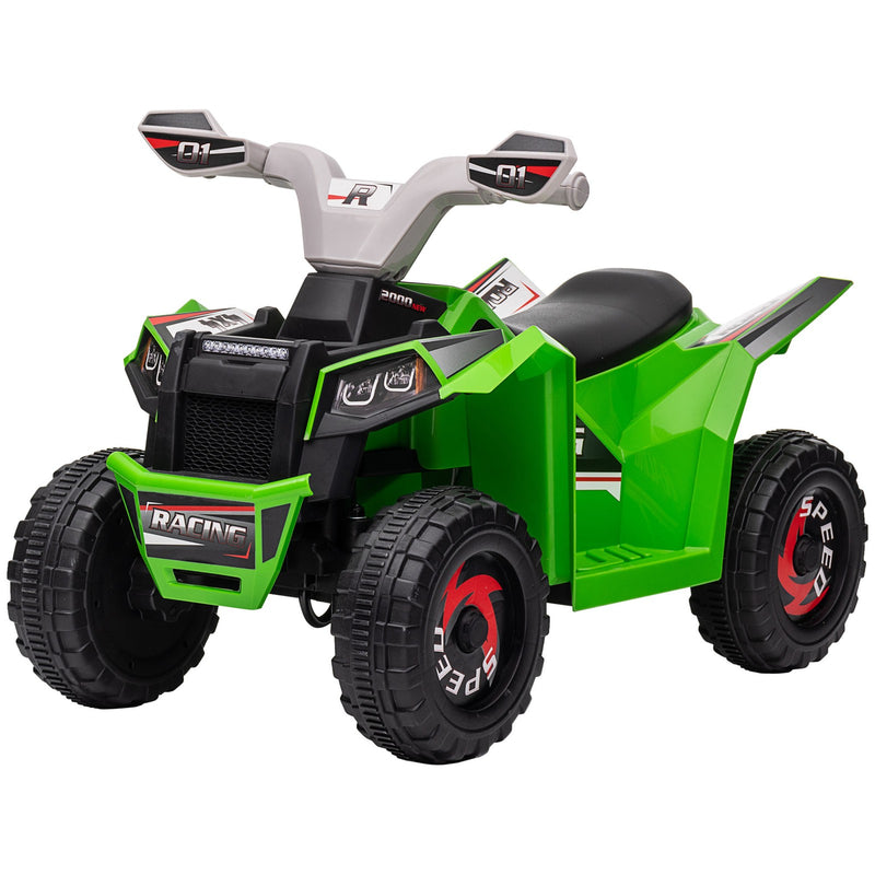 Kids 6V Green ATV Quad Car Four-Wheeler with Forward and Reverse Magic Cars 3