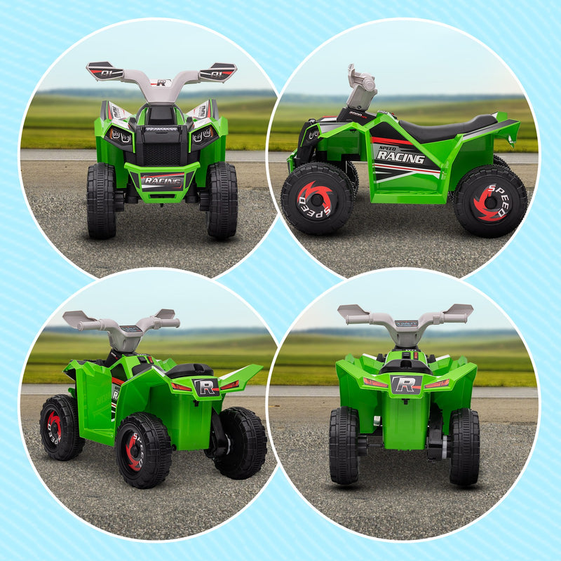 Kids 6V Green ATV Quad Car Four-Wheeler with Forward and Reverse Magic Cars 7