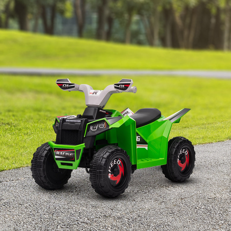 Kids 6V Green ATV Quad Car Four-Wheeler with Forward and Reverse Magic Cars 8