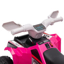 Kids 6V Pink Four-Wheeler ATV Quad Car with Forward and Backward Drive Magic Cars 9