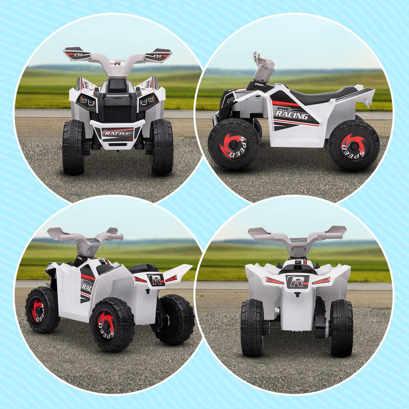 6V Kids Four-Wheeler ATV Quad Car with Forward and Backward Drive and Music Magic Cars 7