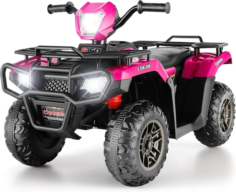 Kids 12V Battery-Powered 4-Wheeler ATV Ride-On Car with LED Lights and Music Magic Cars 0