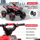 Kids 12V Battery-Powered 4-Wheeler ATV Ride-On Toy with LED Lights Magic Cars 10