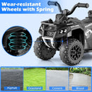 6V Toddler Ride-On ATV with Spray Feature, Remote Control, and Storage Trunk Magic Cars 6