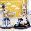 360° Spinning Ride-On Bumper Car for Kids, Blue and Black Magic Cars 3