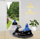 360° Spinning Ride-On Bumper Car for Kids, Blue and Black Magic Cars 4
