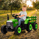 Battery-Powered Electric Tractor with Trailer Toddler Ride-On and Remote Control Magic Cars 5