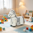 Plush Battery Operated Ride-On Horse Toy for Kids Ages 1.5-5 Years Magic Cars 3