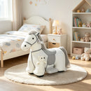 Plush Battery Operated Ride-On Horse Toy for Kids Ages 1.5-5 Years Magic Cars Variant 0