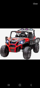Kids Electric Ride-On UTV Off-Road Buggy Car in Red and Black for Ages 3-7 Magic Cars Variant 0