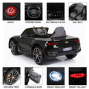 12V Electric Kids Ride-On Car with Parent Remote Control, Bentley Style Vehicle Toy Magic Cars 2