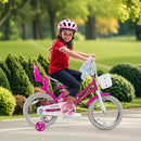 16-Inch Kids Bike with Training Wheels and Dual Brake System for Ages 4-7 Magic Cars 2