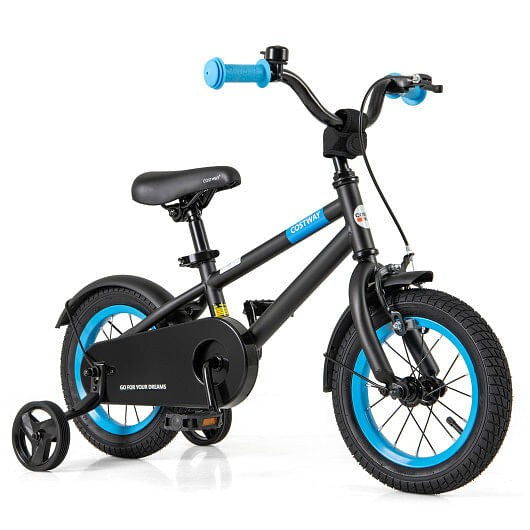 12-Inch Kids Bike with Adjustable Handlebar and Saddle in Black Magic Cars Variant 0