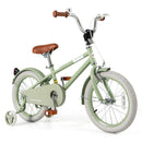 16-Inch Green Kids Bike with Adjustable Handlebar and Saddle Magic Cars 0