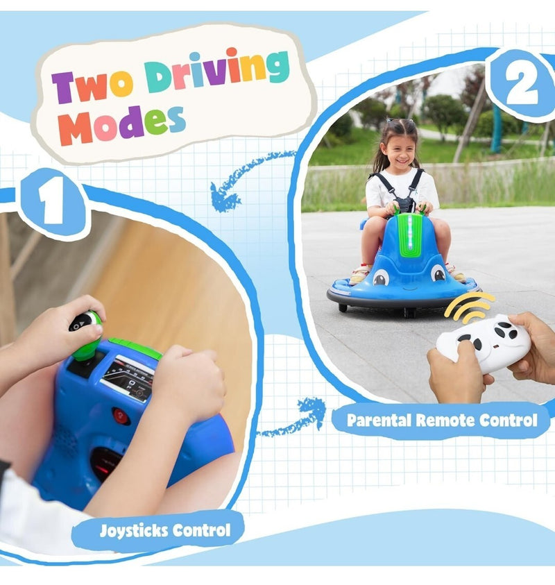 Kids Electric Bumper Car Ride-On Toy Magic Cars 4