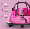 12V Pink Kids Electric Bumper Ride-On Car with Remote Control and Safety Features Magic Cars 2