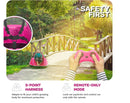 12V Pink Kids Electric Bumper Ride-On Car with Remote Control and Safety Features Magic Cars 3